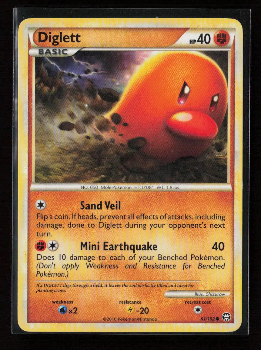 Diglett Common Triumphant 61/102 Mp 1