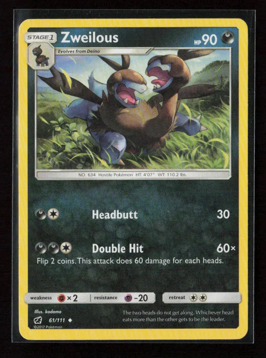 Zweilous Uncommon Sm - Crimson Invasion 61/111 Nm 1