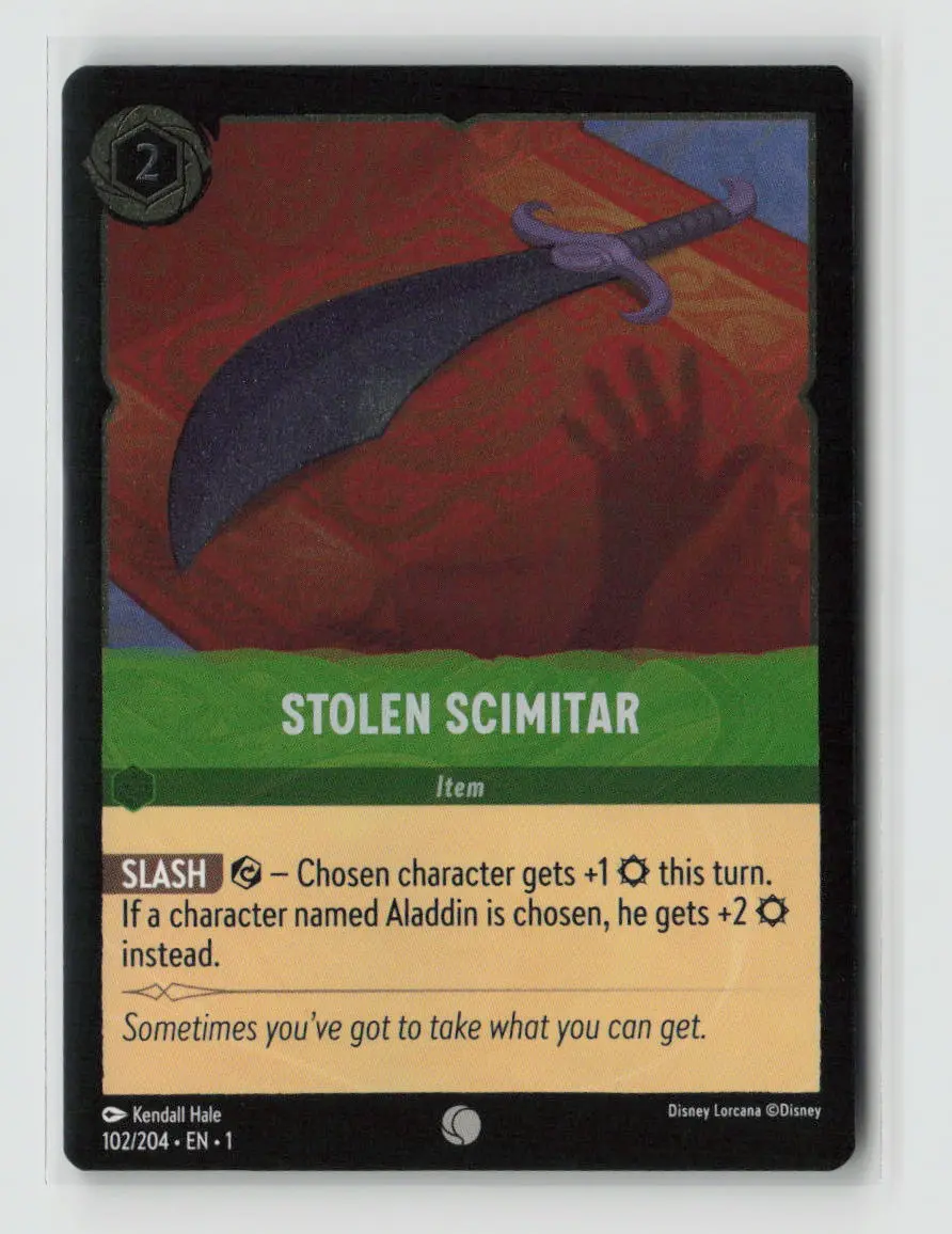 Stolen Scimitar Common The First Chapter 102/204 Nm 1