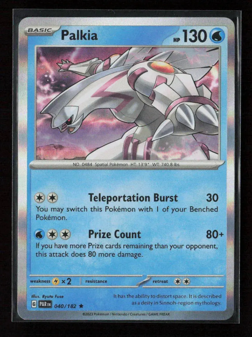 Palkia Rare Sv04: Paradox Rift 040/182 Nm 1