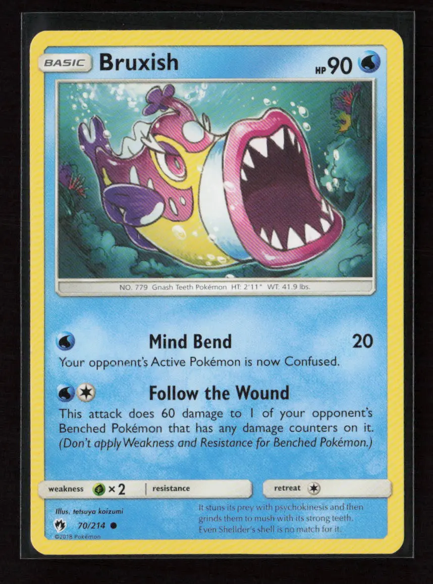 Bruxish Common Sm - Lost Thunder 70/214 Lp 1
