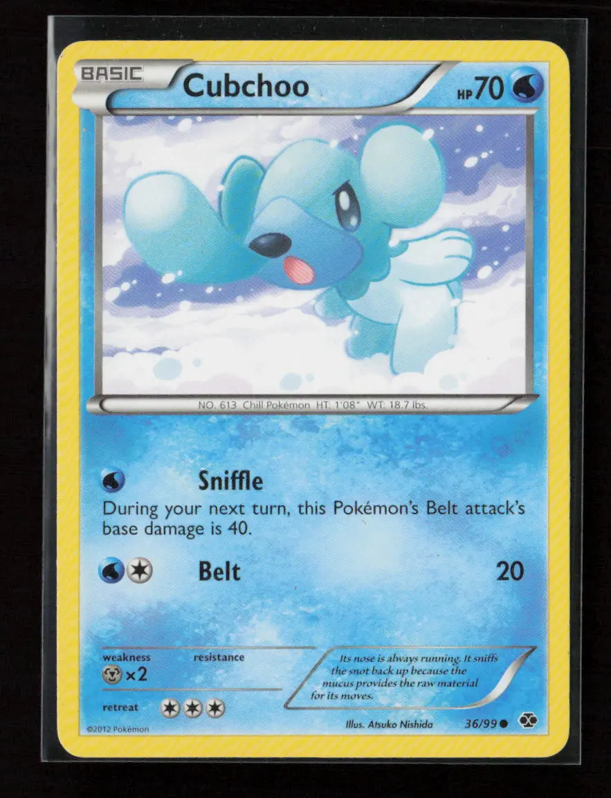 Cubchoo Common Next Destinies 36/99 Lp 1