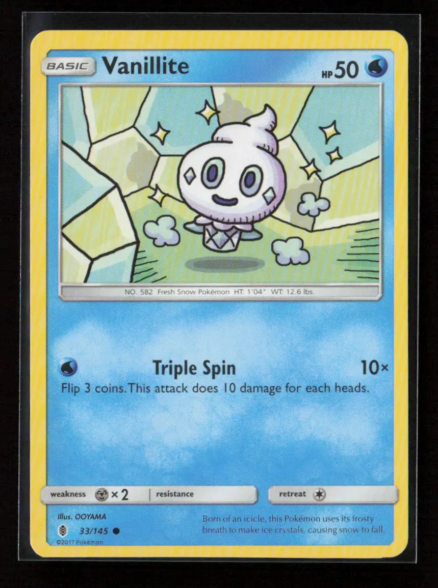 Vanillite Common Sm - Guardians Rising 33/145 Lp 1