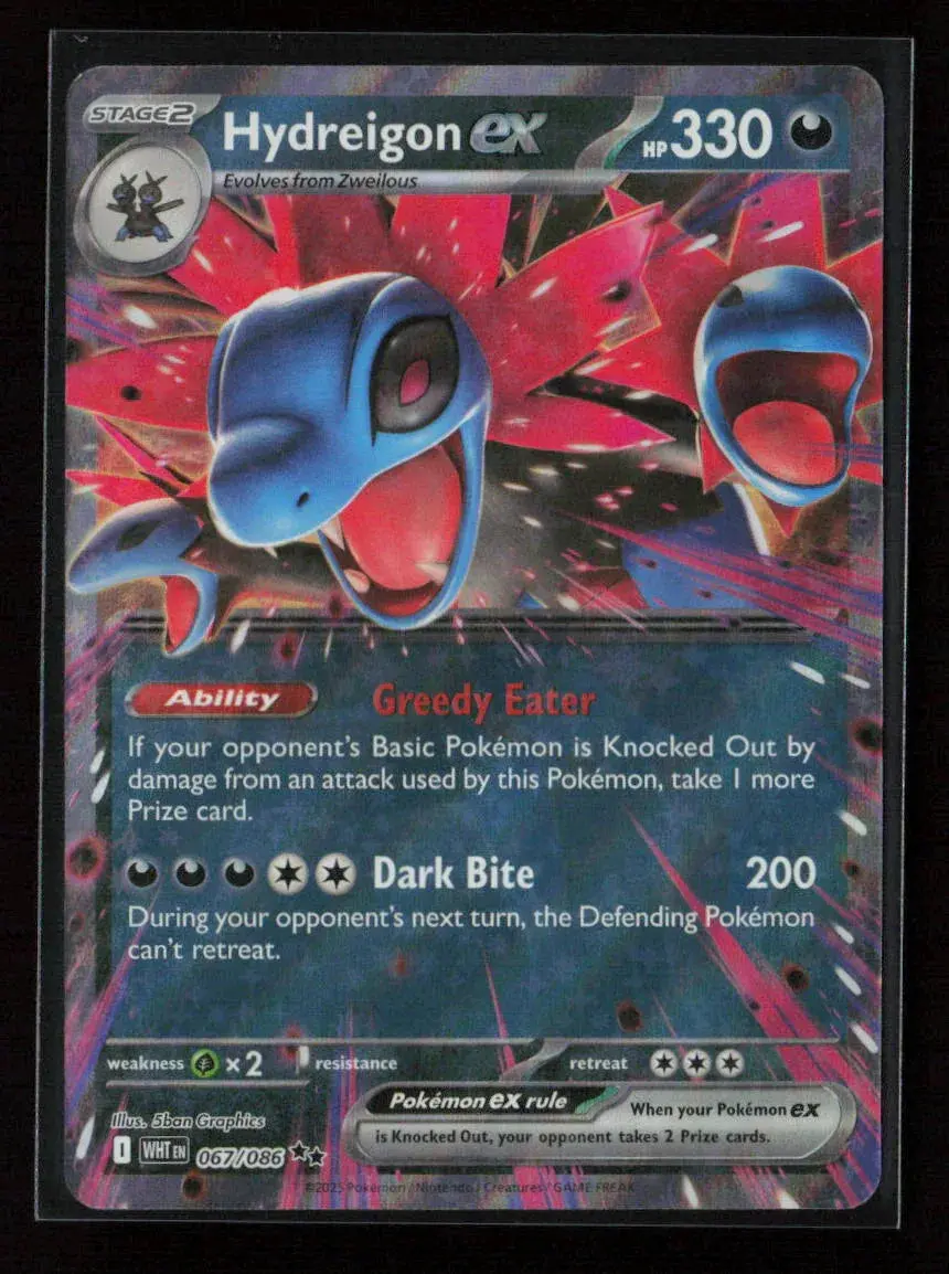 Hydreigon Ex Double Rare Sv: White Flare 067/086 Nm 1