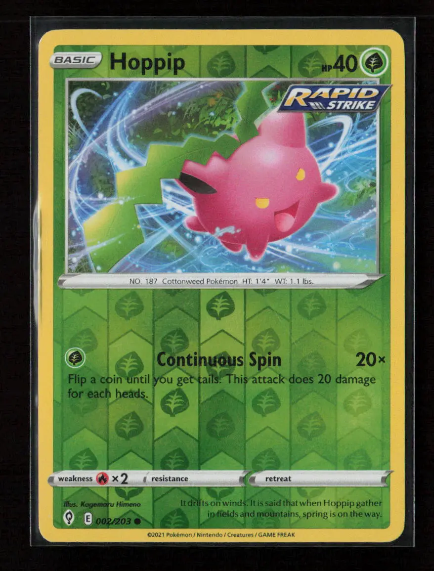 Hoppip Common Swsh07: Evolving Skies 002/203 Lp 1