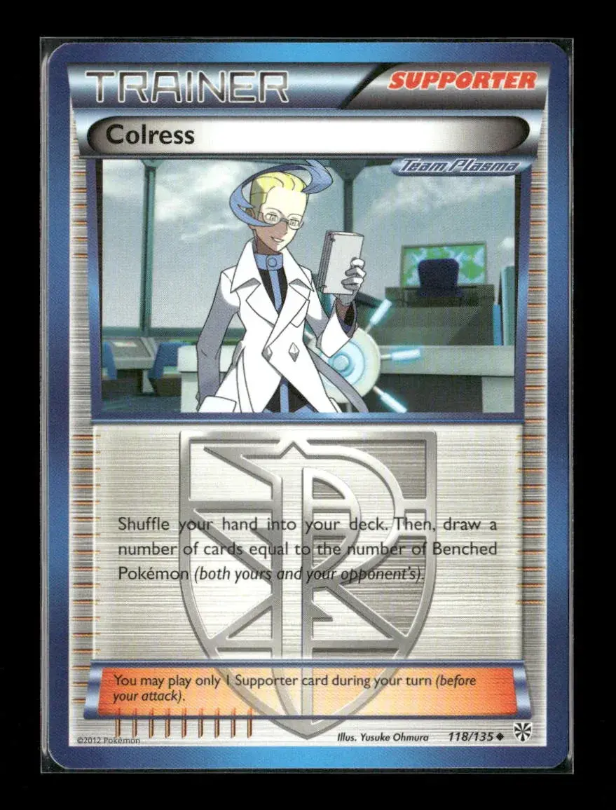 Colress (Team Plasma) Uncommon Plasma Storm 118/135 Lp 1