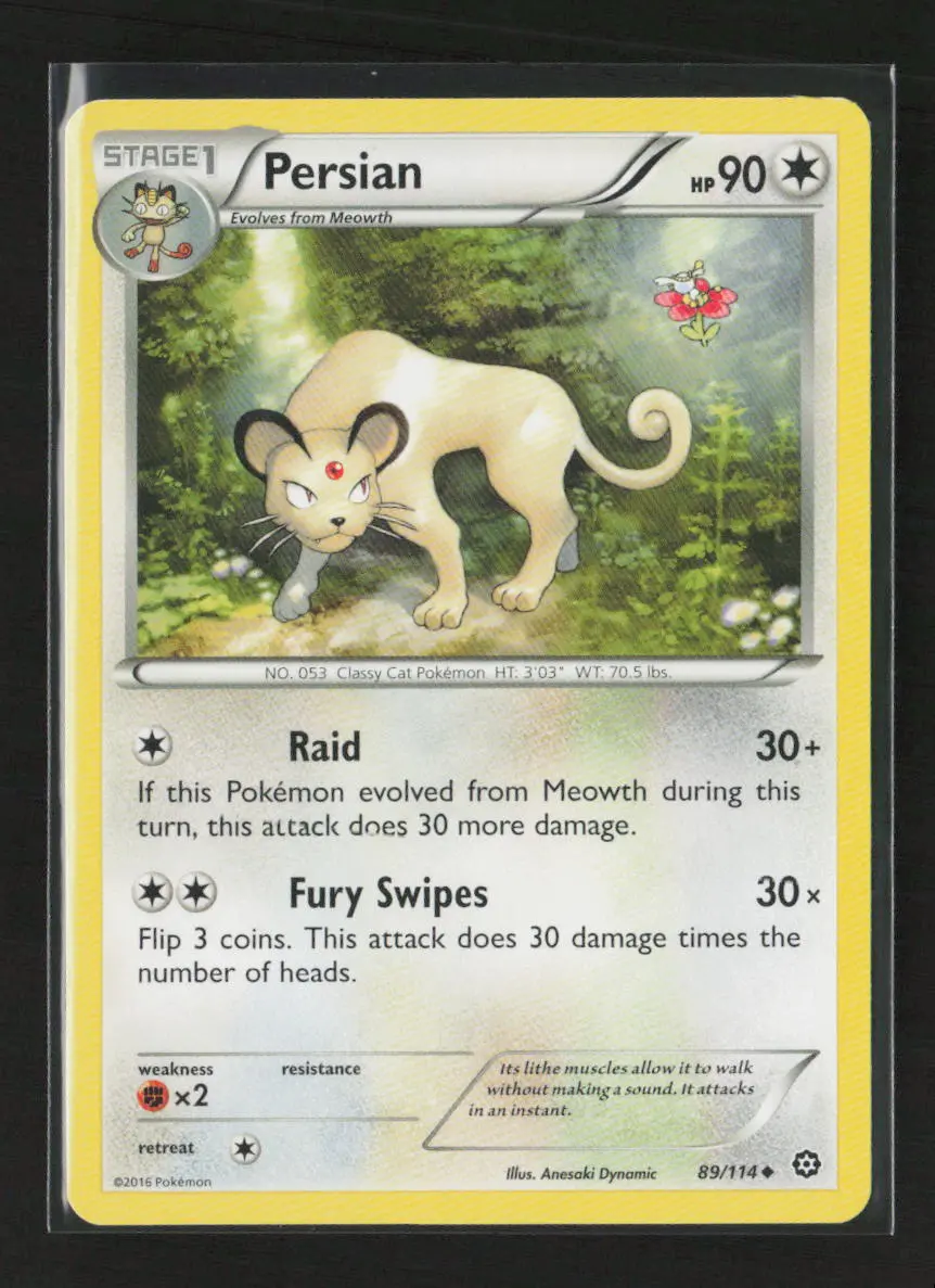 Persian Uncommon Xy - Steam Siege 89/114 Lp 1