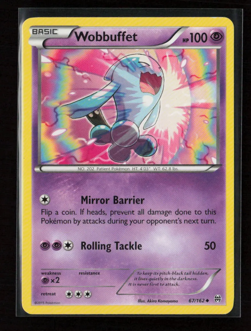 Wobbuffet Uncommon Xy - Breakthrough 67/162 Lp 1