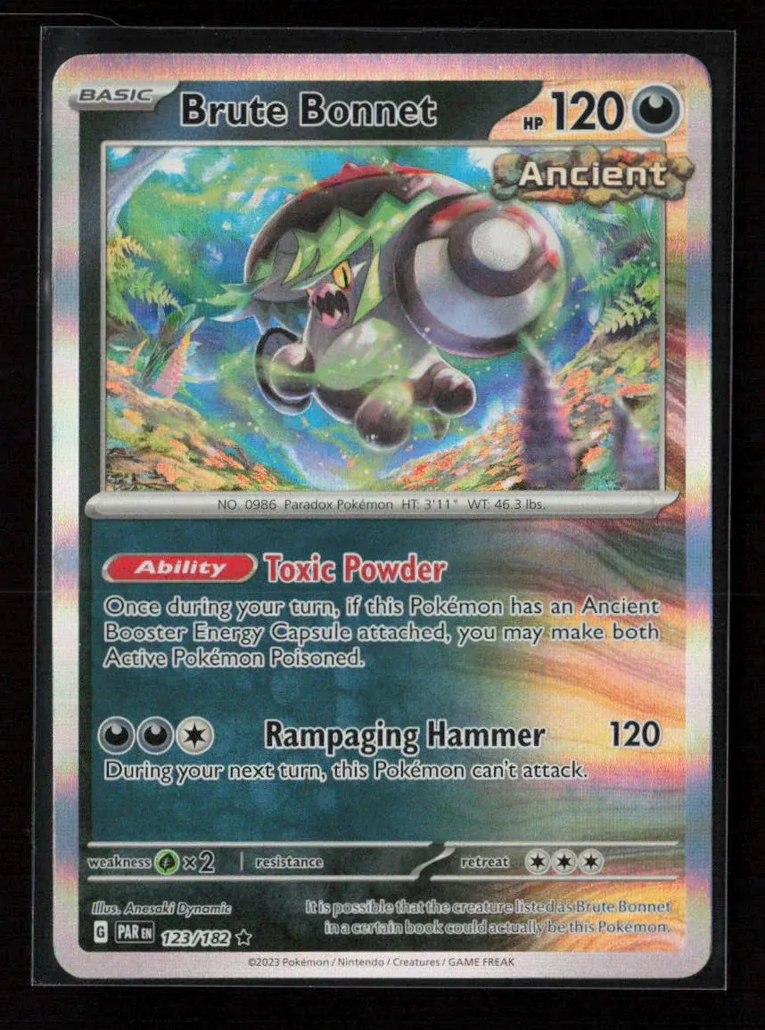 Brute Bonnet Rare Sv04: Paradox Rift 123/182 Nm 1