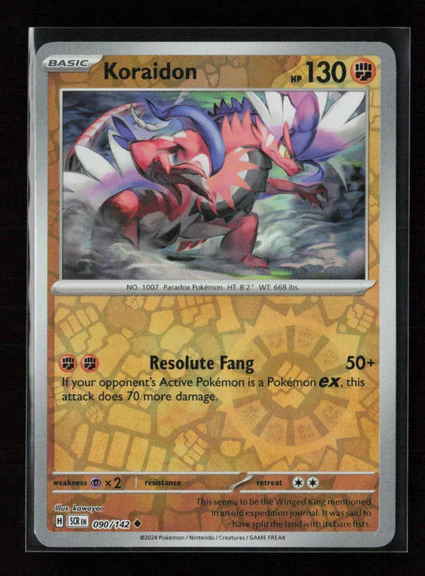 Koraidon Uncommon Sv07: Stellar Crown 090/142 Nm 1