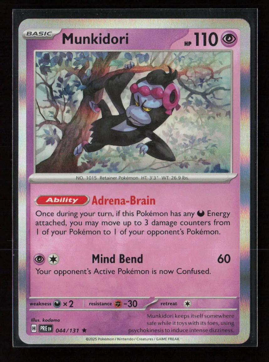 Munkidori Rare Sv: Prismatic Evolutions 044/131 Nm 1