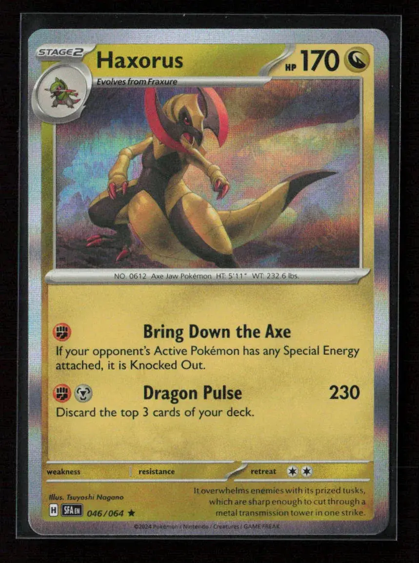 Haxorus Rare Sv: Shrouded Fable 046/064 Nm 1