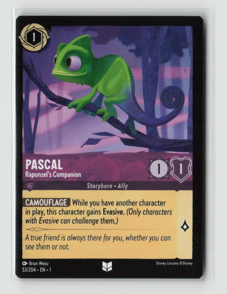 Pascal - Rapunzel's Companion Uncommon The First Chapter 53/204 Nm 1