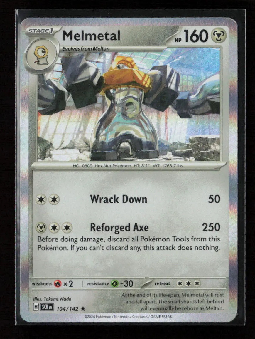 Melmetal Rare Sv07: Stellar Crown 104/142 Lp 1