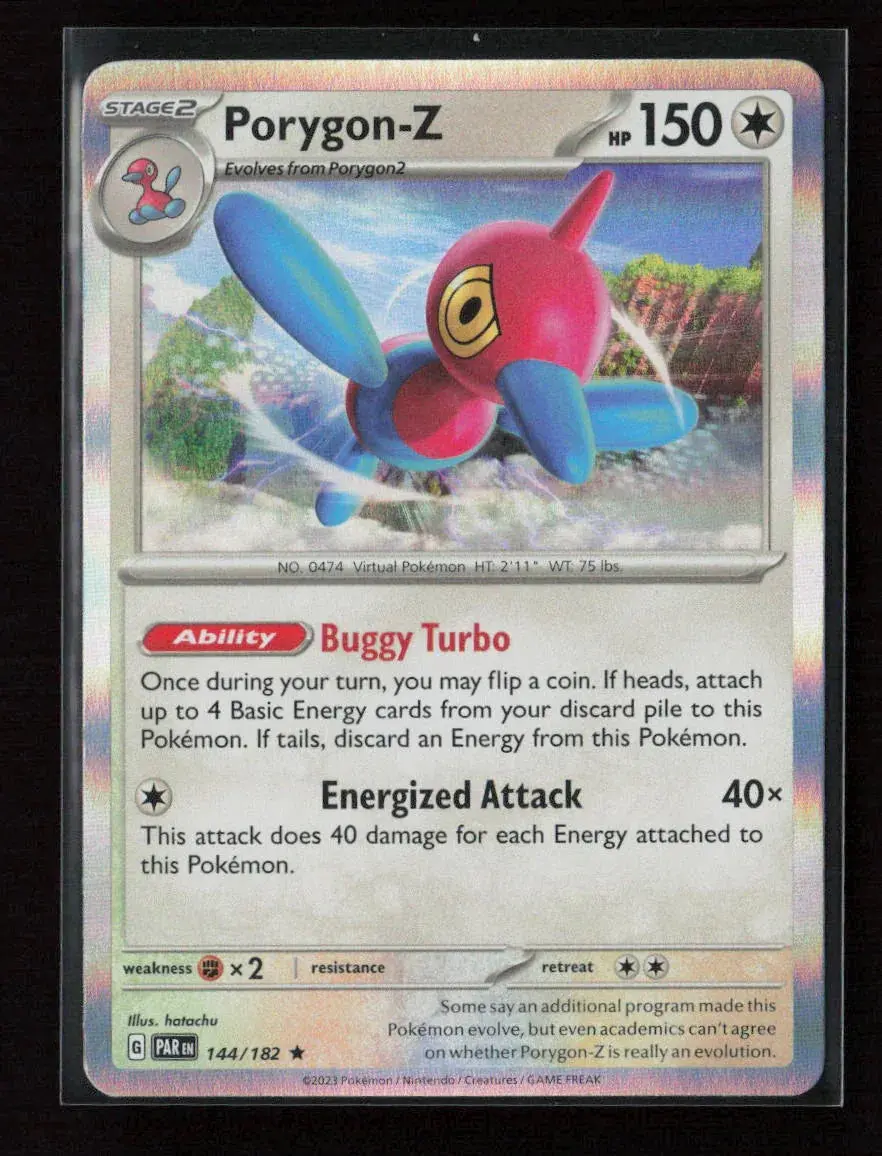 Porygon-Z Rare Sv04: Paradox Rift 144/182 Nm 1
