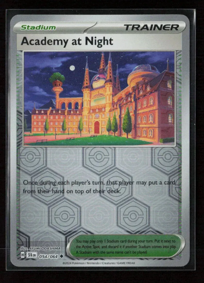 Academy At Night Uncommon Sv: Shrouded Fable 054/064 Nm 1