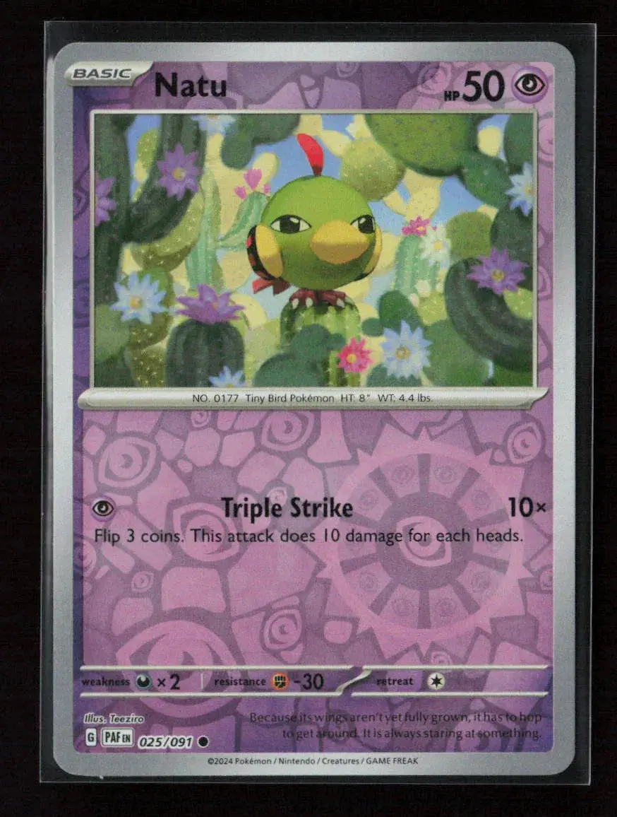Natu - Common Sv: Paldean Fates 025/091 Nm 1