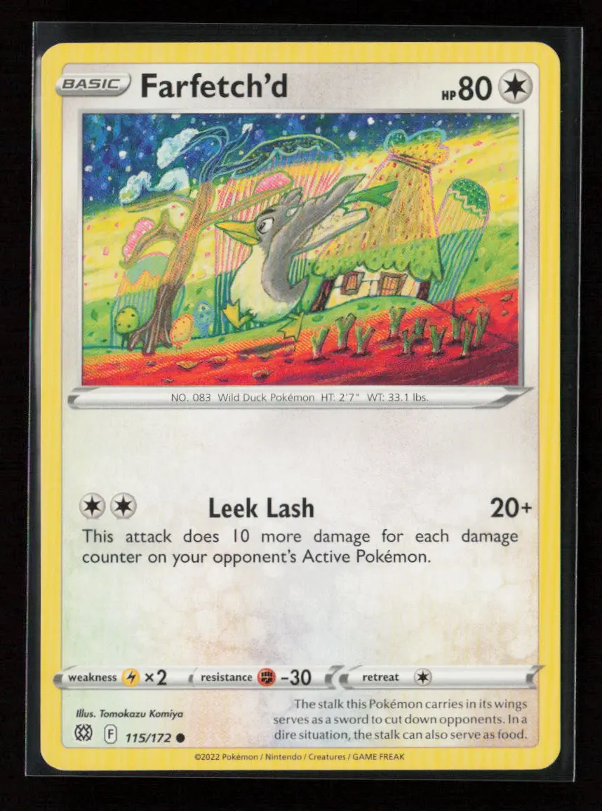 Farfetch'd Common Swsh09: Brilliant Stars 115/172 Lp 1