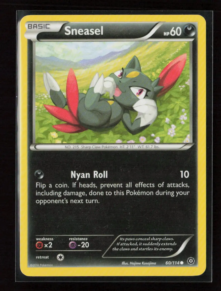 Sneasel Common Xy - Steam Siege 60/114 Lp 1