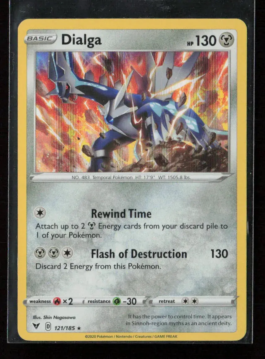 Dialga Holo Rare Swsh04: Vivid Voltage 121/185 Nm 1