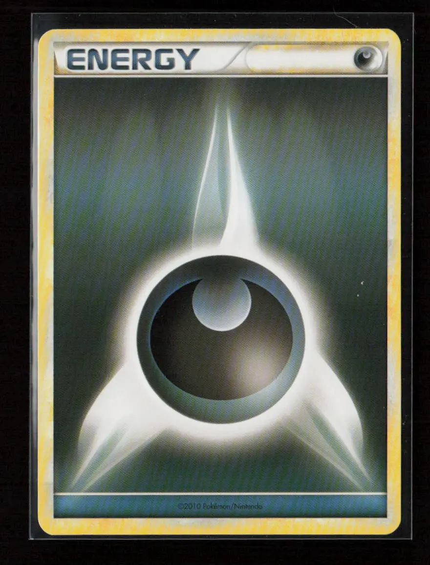 Darkness Energy (2010 Unnumbered Hgss Style Non-Holo) Promo League & Championship Cards Nm 1