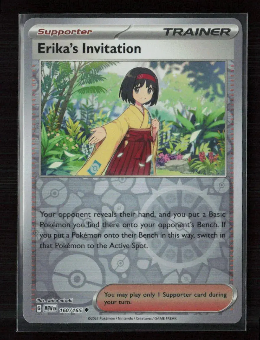 Erika's Invitation - Uncommon Sv: Scarlet & Violet 151 160/165 Nm 1
