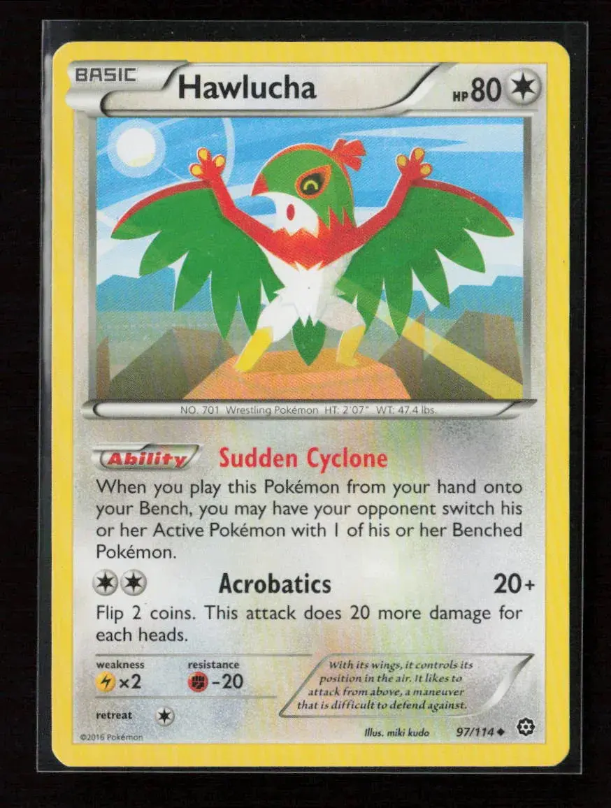 Hawlucha Uncommon Xy - Steam Siege 97/114 Nm 1
