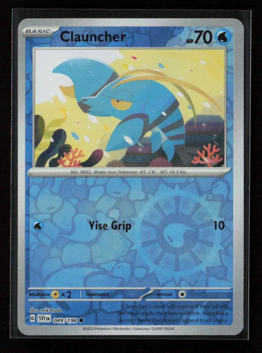 Clauncher - Common Sv01: Scarlet & Violet Base Set 049/198 Nm 1
