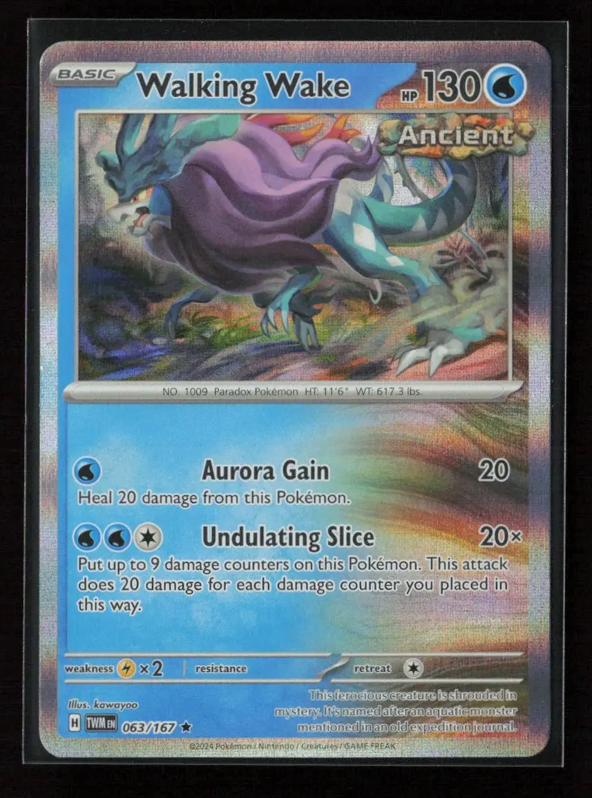 Walking Wake Rare Sv06: Twilight Masquerade 063/167 Nm 1