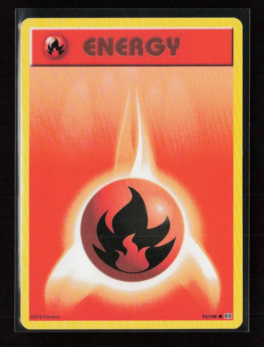 Fire Energy Common Xy - Evolutions 92/108 Lp 1