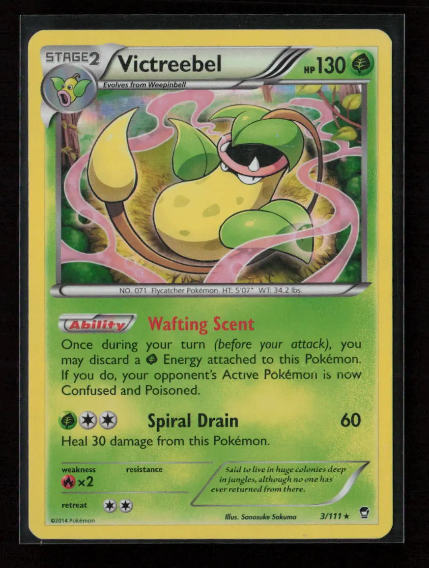 Victreebel Holo Rare Xy - Furious Fists 3/111 Nm 1