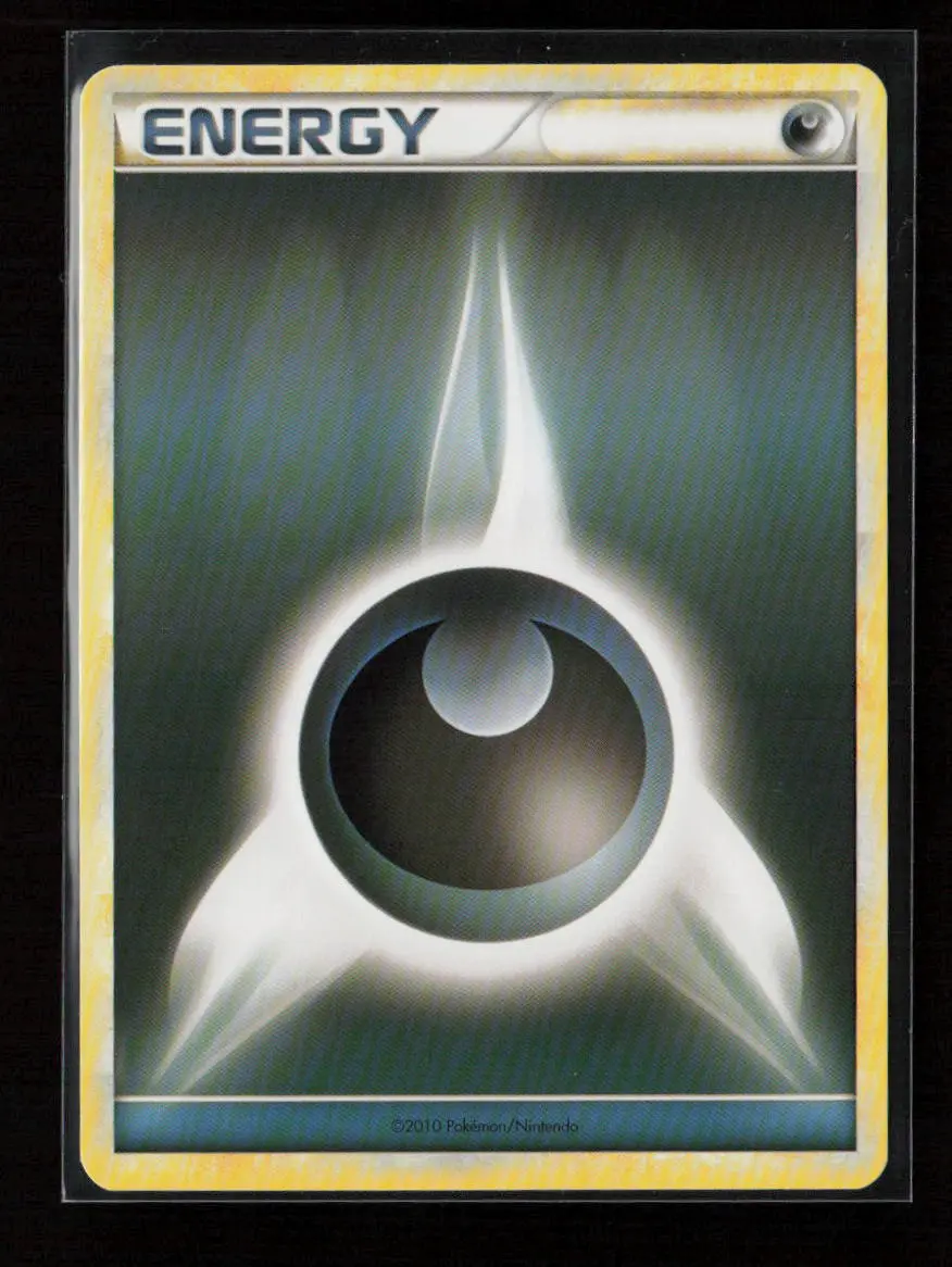Darkness Energy (2010 Unnumbered Hgss Style Non-Holo) Promo League & Championship Cards Nm 1
