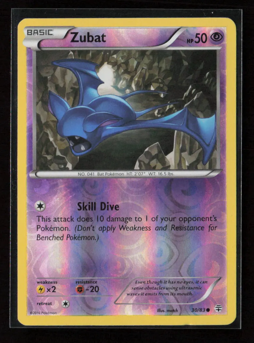 Zubat Common Generations 30/83 Lp 1