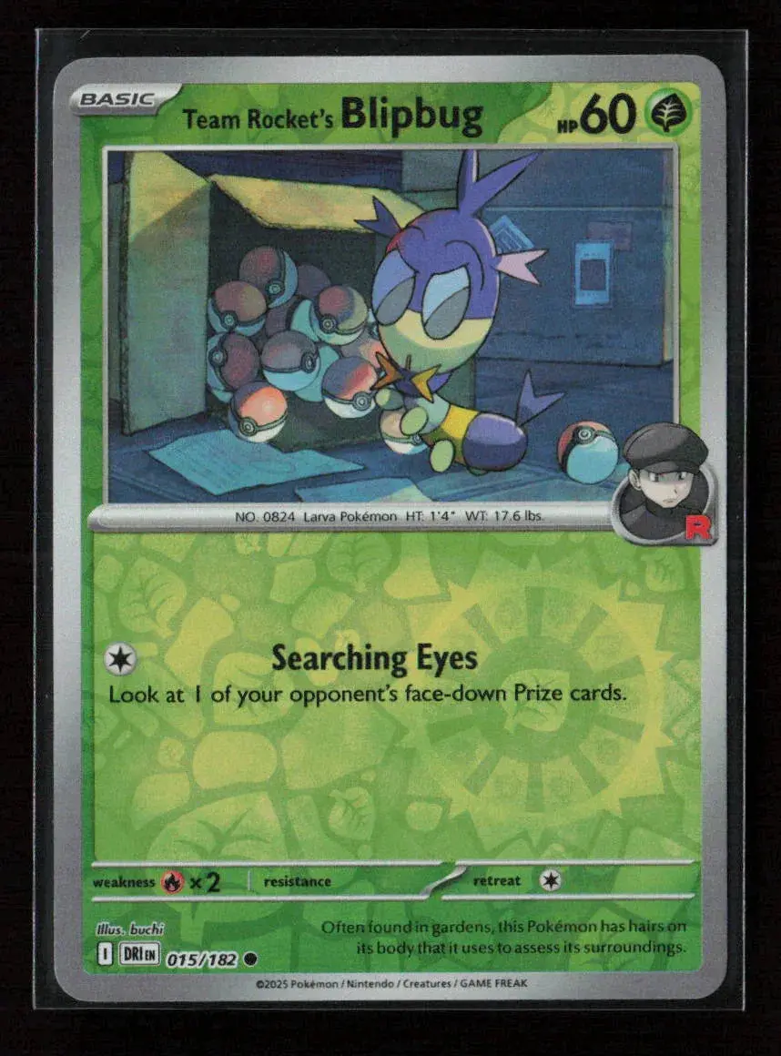 Team Rocket's Blipbug Common Sv10: Destined Rivals 015/182 Nm 1