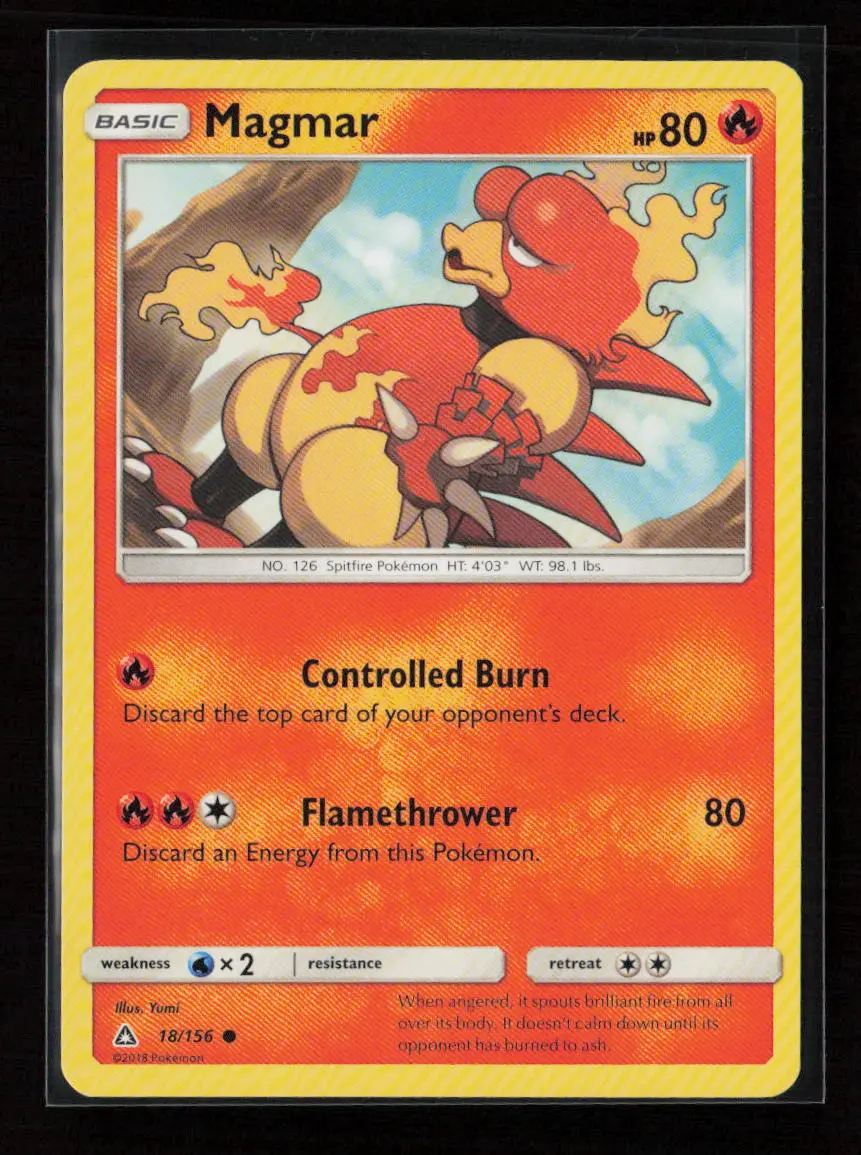 Magmar Common Sm - Ultra Prism 18/156 Lp 1