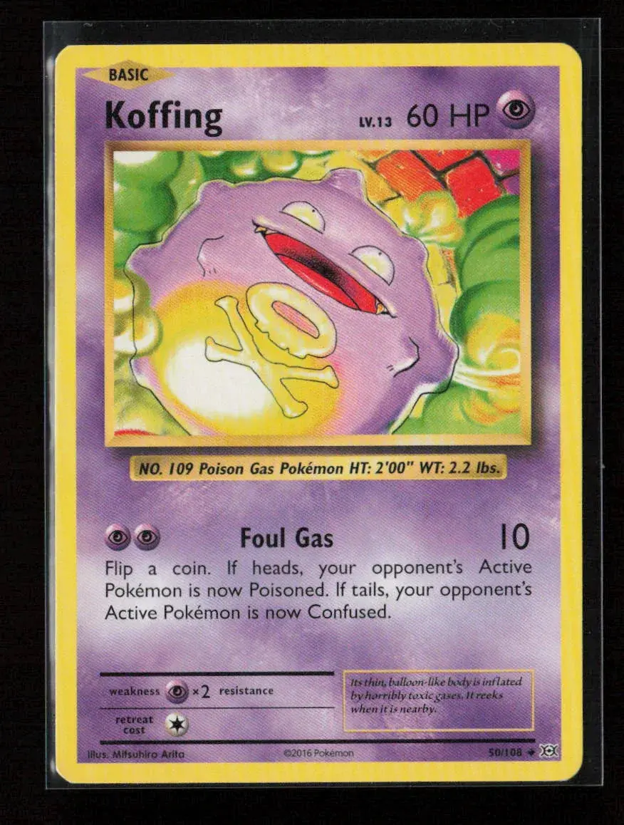Koffing Uncommon Xy - Evolutions 50/108 Nm 1