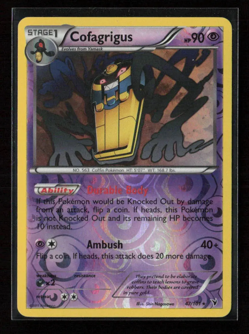 Cofagrigus (47) Rare Noble Victories 47/101 Lp 1