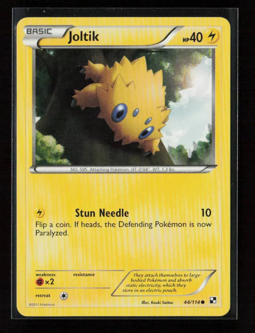 Joltik (44) Common Black And White 44/114 Lp 1