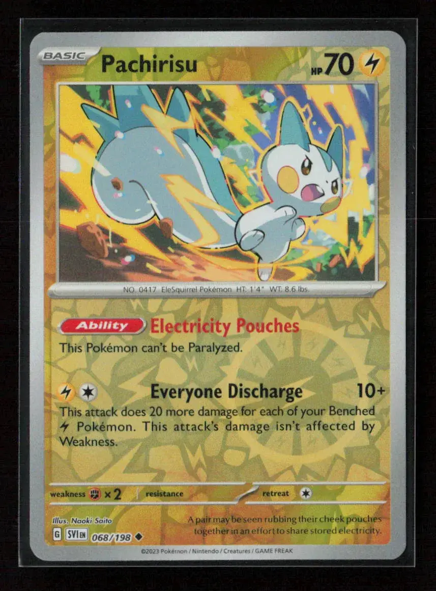 Pachirisu - Uncommon Sv01: Scarlet & Violet Base Set 068/198 Nm 1