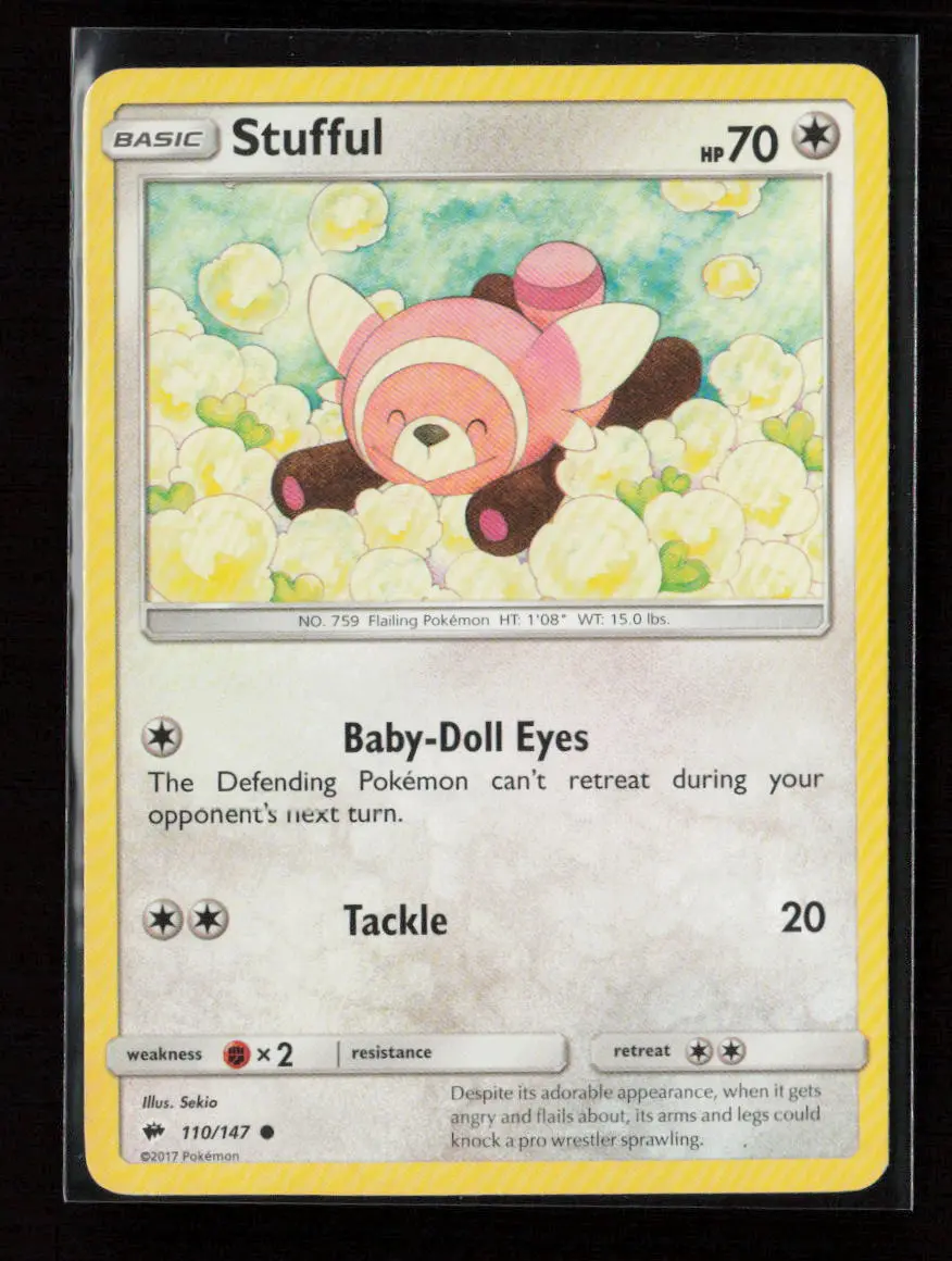 Stufful Common Sm - Burning Shadows 110/147 Lp 1