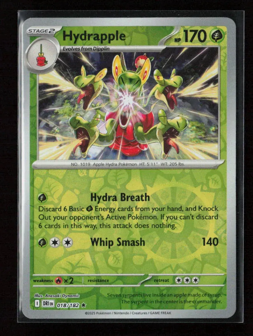 Hydrapple - Rare Sv10: Destined Rivals 018/182 Nm 1