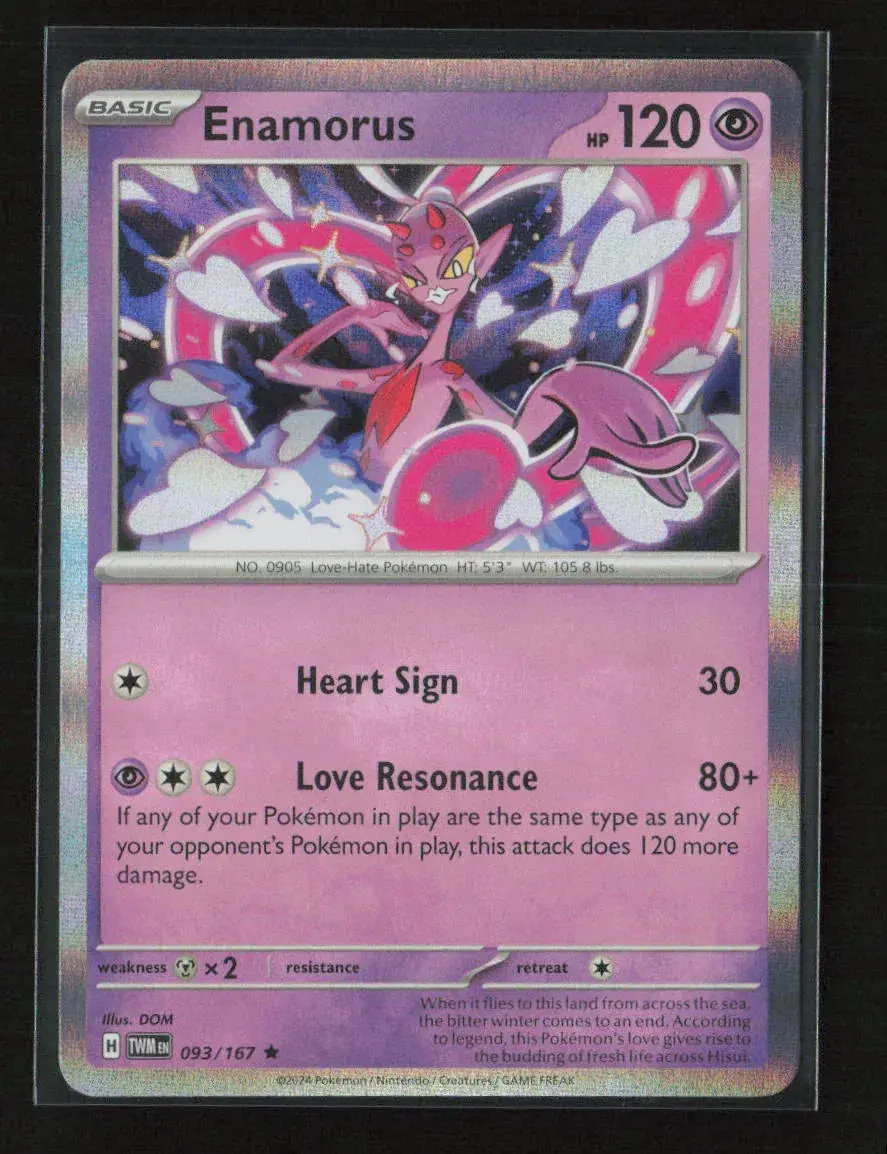 Enamorus - Rare Sv06: Twilight Masquerade 093/167 Nm 1