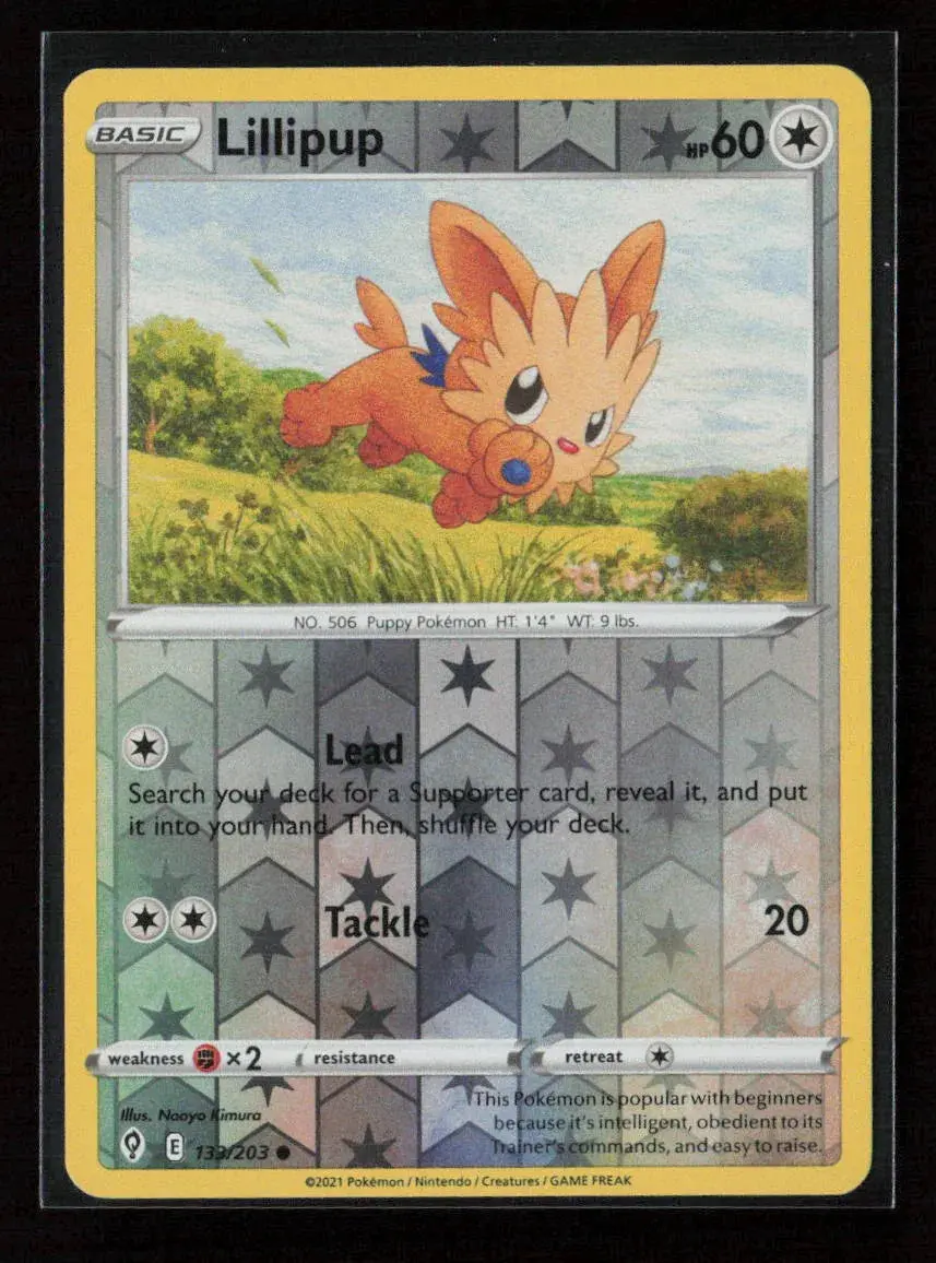 Lillipup Common Swsh07: Evolving Skies 133/203 Lp 1