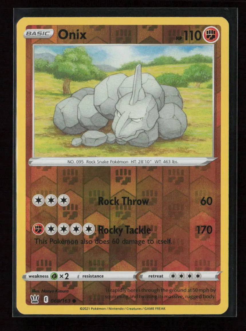 Onix Common Swsh05: Battle Styles 068/163 Nm 1