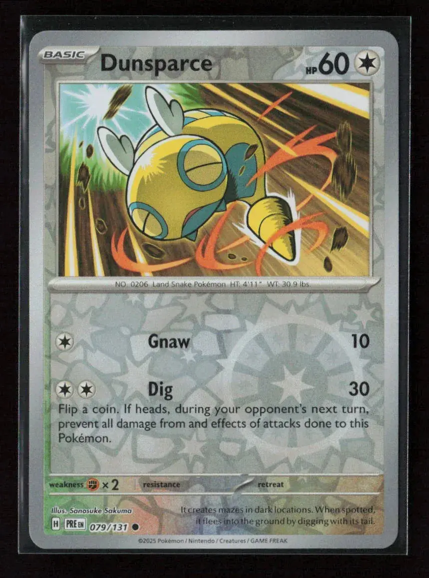 Dunsparce Common Sv: Prismatic Evolutions 079/131 Nm 1
