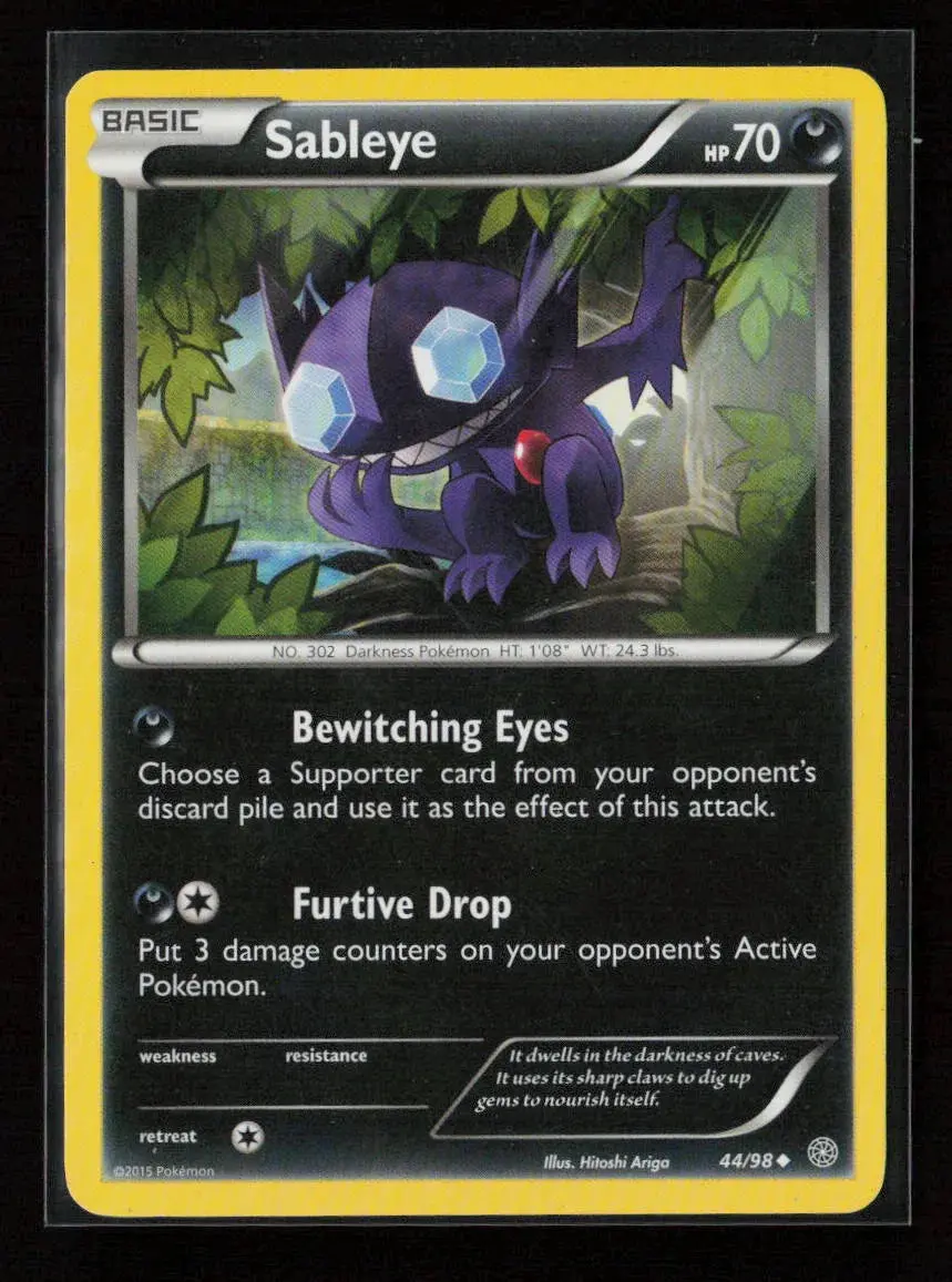 Sableye Uncommon Xy - Ancient Origins 44/98 Mp 1
