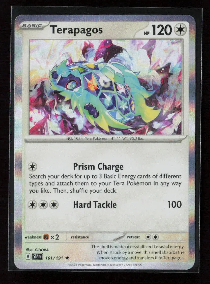 Terapagos Rare Sv08: Surging Sparks 161/191 Nm 1