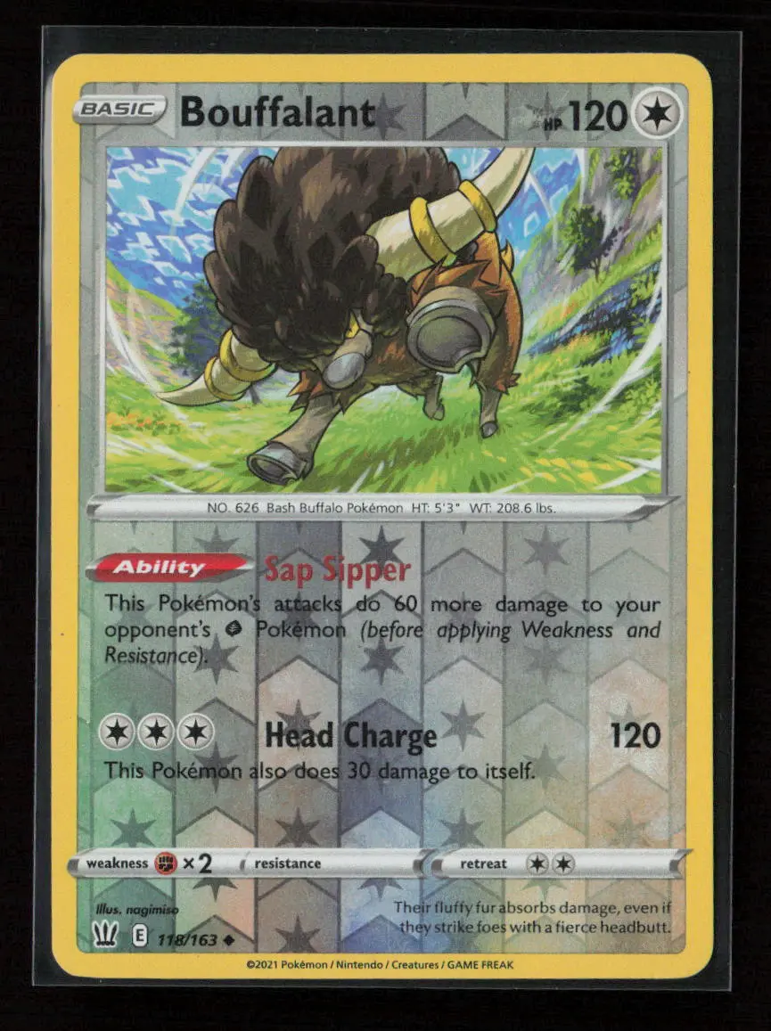 Bouffalant Uncommon Swsh05: Battle Styles 118/163 Nm 1