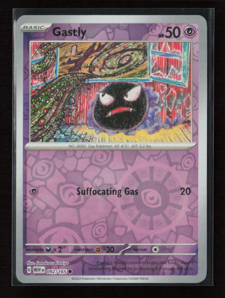 Gastly Common Sv: Scarlet & Violet 151 092/165 Nm 1