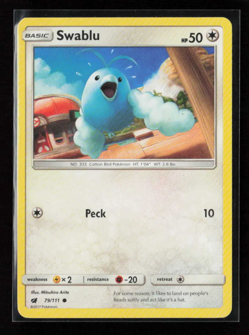 Swablu Common Sm - Crimson Invasion 79/111 Lp 1